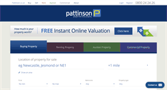 Desktop Screenshot of pattinson.co.uk